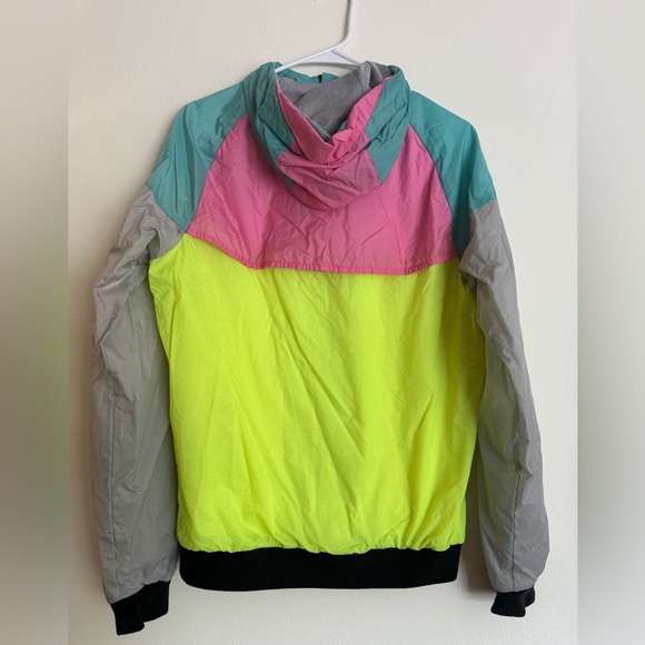 Nike Windrunner Neon Pink-Teal size small - Picture 5 of 6